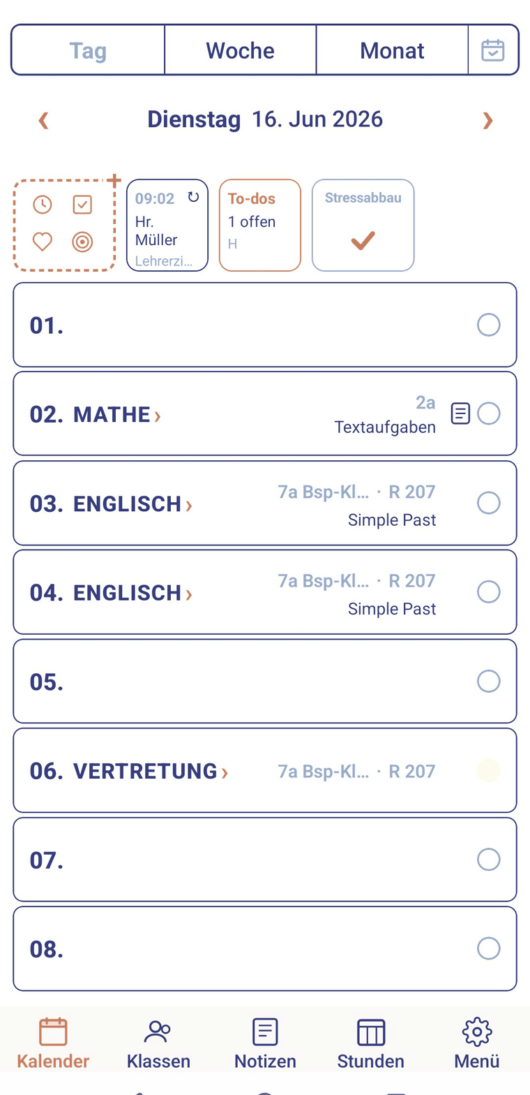 Termine in der App
